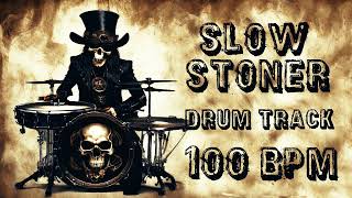 SLOW STONER DRUM TRACK 100 BPM [upl. by Aneekat580]