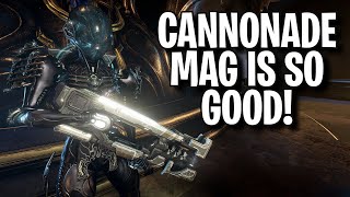 HUGE BUFF FOR MAGS FAVORITE TOY  WARFRAME CANNONADE MOD [upl. by Blight]