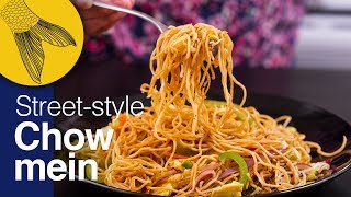 Chow mein—Calcuttastreetstyle—Durga Pujo Special—Kolkata Street Food—Indo Chinese [upl. by Helena929]