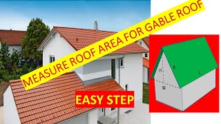 Avoid Mistakes Correctly Measure Gable Roof Roof area [upl. by Eignav713]