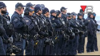 quotRCMP Have No Place in This Provincequot Heavy Police Response to Carbon Tax Protesters Goes Viral [upl. by Rehtnug]