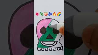 So satisfying video 🤩✨ art drawing creativety creatively satisfying ytshorts viralvideo 🔥🫐🍑🦎🌺 [upl. by Elsy]