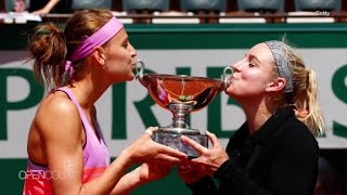 Lucie Safarova and Bethanie MattekSands Double take [upl. by Relda]