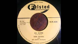 All Alone  Terri Stevens Stereo 1958 [upl. by Einafpets492]