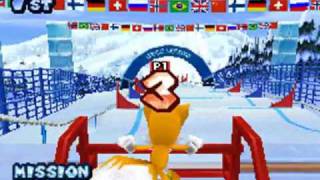 Mario and Sonic at the Olympic Winter Games DS Adventure mode playthrough Part 34 [upl. by Tol400]