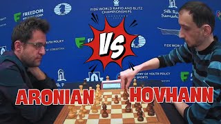 Aronian Levon vs Hovhannisyan Robert  World Blitz Chess 2023  R2 [upl. by Nedi]