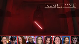 Reactors Reacting to DARTH VADER HALLWAY SCENE  Rogue One A Star Wars Story [upl. by Sikram184]