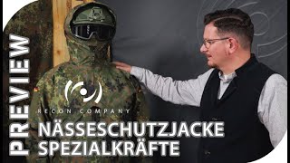 Preview Nässeschutzjacke Spezialkräfte in Flecktarn by Recon [upl. by Drehcir]