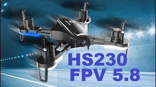 Holy Stone HS230 Mercury 3 58 FPV Drone Review [upl. by Noicnecsa]