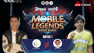 JUARA 3 MOBILE LEGEND SPORA BINOXIDE24 VS RENINA23 [upl. by Phonsa]