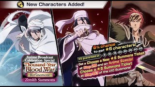 I GOT ABSOLUTELY SHAFTED TYBW REFINEMENT ZENITH SUMMONS Bleach Brave Souls [upl. by Granger]