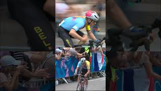 Reaction Remco Evenepoel Olympic Gold Road Cycling Paris 2024 [upl. by Morley]