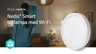 Smart taklampa med WiFi  WIFILAW20WT SV [upl. by Frodina]