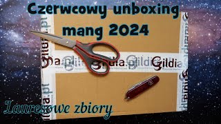 Czerwcowy unboxing mang 2024 [upl. by Nikolia982]