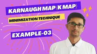 4Variables KMap Minimization Technique EX03 [upl. by Elspeth]