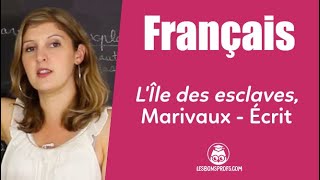 Lîle des esclaves Marivaux préparation à lécrit  Français  1re  Les Bons Profs [upl. by Enilec]