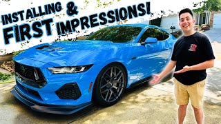 Installing Steeda Front And Rear Sway Bars On My 2024 Mustang GT [upl. by Anasiul]