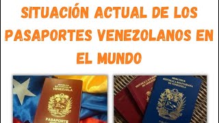 ¿Desde cuáles países se puede viajar con los pasaportes venezolanos vencidos [upl. by Ybok592]