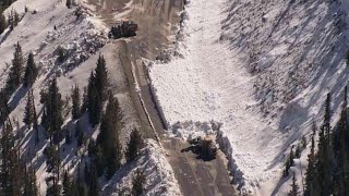 Avalanche at Berthoud Pass in Colorado cleared highway reopened [upl. by Attikram586]