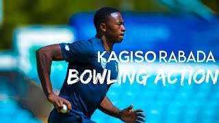 Kagiso Rabada Bowling Action HD  Sport Blaster [upl. by Norred157]