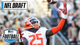 Highlights Illinois DB Kerby Joseph  Big Ten Football in the 2022 NFL Draft [upl. by Naesyar]