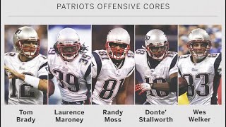 2007 Patriots Passing Offense Coaches Film All22 [upl. by Aerdnaid]