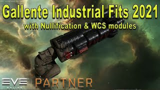 Eve Online  Gallente Hauling Ship Fits after WCSNullification Update 2021  Raven Skin Giveaway [upl. by Arateehc113]