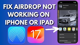 How To Fix Airdrop Not Working On iPhoneiPad [upl. by Kosiur]