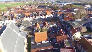 Maartenskerk SintMaartensdijk drone [upl. by Sewel]