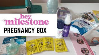 Hey Milestone PREGNANCY Sample Box  Worth it  Full Unboxing [upl. by Eeldivad624]