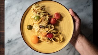 This is the Easiest Italian PASTA Recipe PUTTANESCA [upl. by Ailicec]