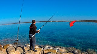 Eso que es SURFCASTING muchas picadas ¡¡TODAS LAS PICADAS GRABADAS [upl. by Nuahsyar801]