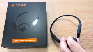 Open Ear Sports OW20 Nuroum Headphones Bluetooth 53 Wireless Multipoint Review 71524 [upl. by Selestina579]