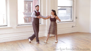 Lindy Hop Lesson Tuck Turn That Travels [upl. by Ydniw]