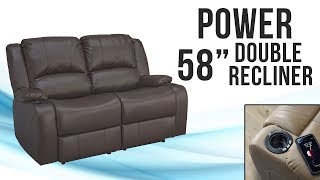 Powered 58quot RV Double Recliner  RecPro [upl. by Ji615]