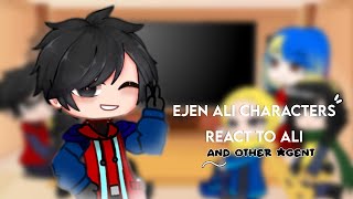 Agent Ali Characters react to Ali  other young Agent   Gacha Ejen Ali [upl. by Aikaz]