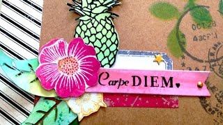 Scrapbooking Mini album Carpe Diem [upl. by Deryl654]