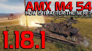 NEW patch Is AMX M4 54 unplayable now Not so fast  World of Tanks [upl. by Lorrie465]