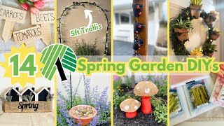 14 SIMPLE DOLLAR TREE SPRING GARDEN DIYS TO TRY [upl. by Enrobso]