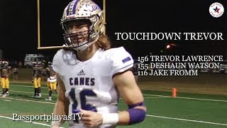 Trevor Lawrence MAKING HISTORY PT 2  BREAKS Deshaun Watson TD RECORD [upl. by Yrot]