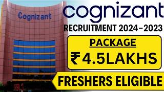 Cognizant Recruitment 2024  Cognizant OFF Campus Drive For 2024  2023 Batch  Jobs For Freshers [upl. by Nylasoj]