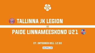 Tallinna JK Legion  Paide Linnameeskond U21 [upl. by Dniren]