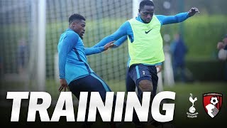 TRAINING  Spurs gear up for AFC Bournemouth [upl. by Iroj248]