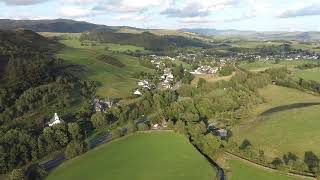 An Aerial view of Staveley Cumbria filmed from drone [upl. by Auliffe]