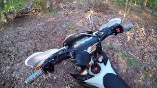 2016 KTM 350 EXCF Review  Part 1 [upl. by Aihcsrop]