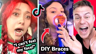 Real Orthodontist Reacts To INSANE Braces Tiktoks [upl. by Garda]