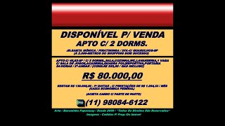 VENDE APTO C 2 DORMS  R 8000000  JDSANTA MÔNICA  PIRATININGA  DIVC GUARULHOSSP [upl. by Ditzel]