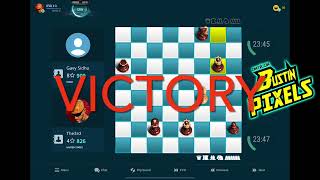 DOUBLE QUEEN CHESS ASSASSINATION Chess chessgame victory Win [upl. by Earesed497]