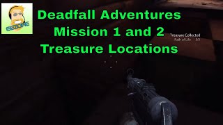 DeadFall Adventures Mission 1 and 2 guide for treasures plus achievements [upl. by Ume201]