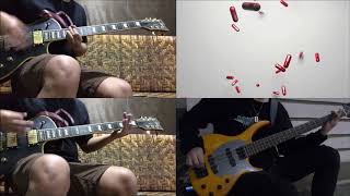 Crown The Empire  Red Pills Guitar and Bass Cover [upl. by Adrahc]